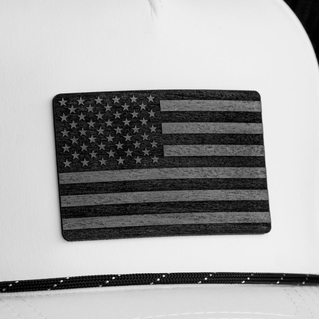 Wooden Patch Snapback Trucker American Flag USA Snapback Hat Union wooden-patch-snapback-trucker-american-flag-usa-snapback-hat-union