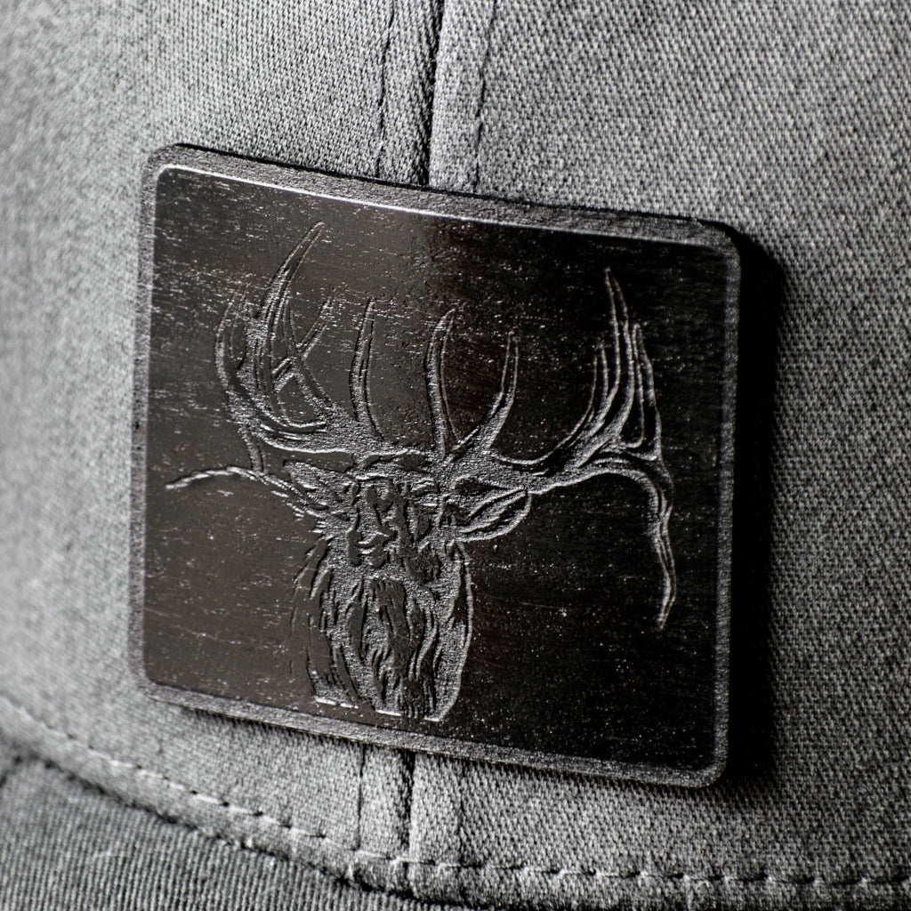 Wooden Patch Snapback Trucker Bugling Elk Snapback Hat Union