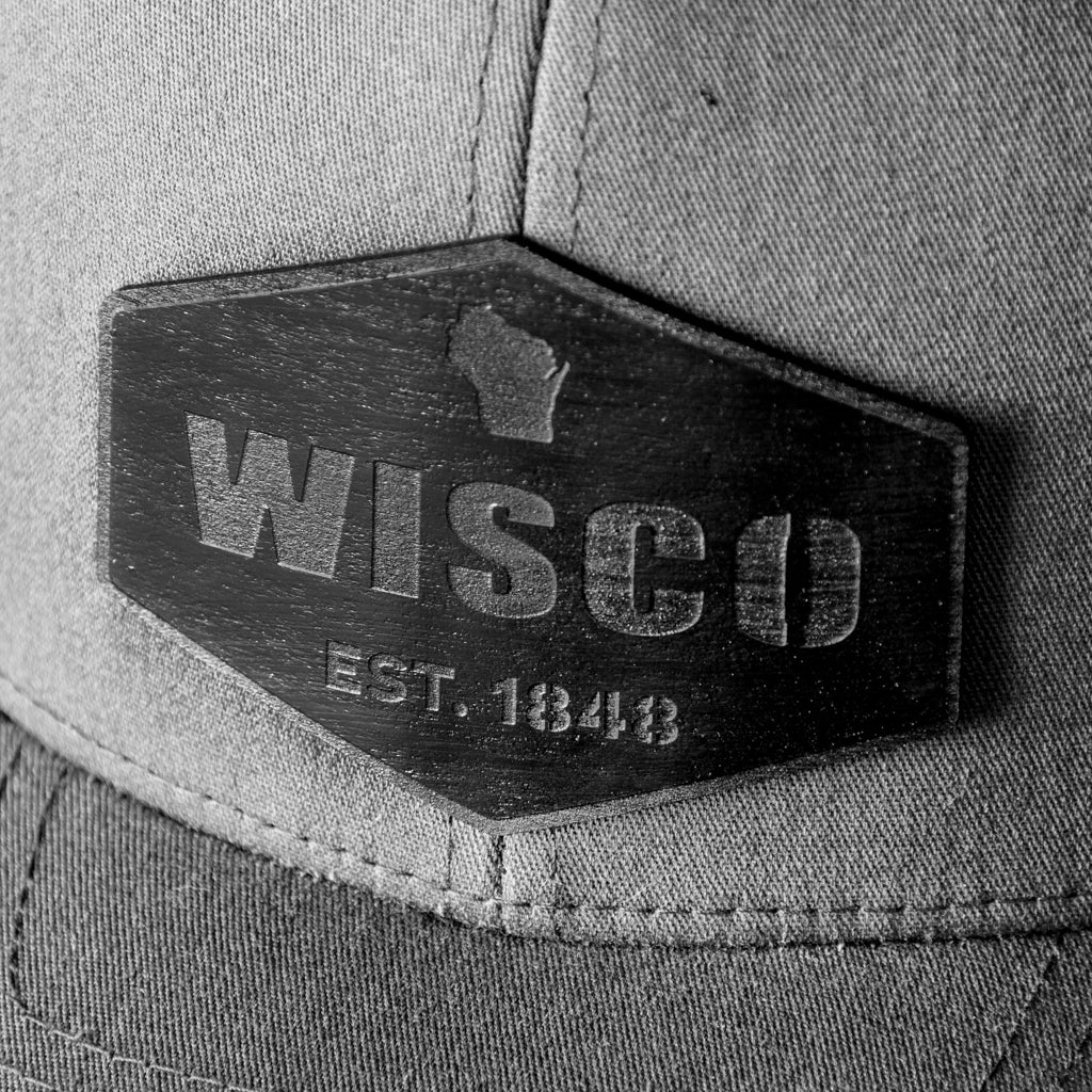 Wooden Patch Snapback Trucker Wisco 1848 Snapback Hat Union wooden-patch-snapback-trucker-wisco-1848-snapback-hat-union
