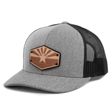 Load image into Gallery viewer, Arizona Flag Wooden Patch Trucker Hat By Union Standard