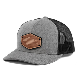  Wooden Patch American Flag Bass Snapback Hat By Union Standard Cap Company