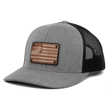 Load image into Gallery viewer, Freedom Elk Wooden Patch Trucker Hat By Union Standard