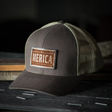 Load image into Gallery viewer, Merica Wooden Patch Snapback Trucker By Union Standard
