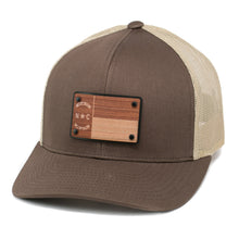 Load image into Gallery viewer, North Carolina Wooden Flag Curved Bill Trucker Hat By Union Standard